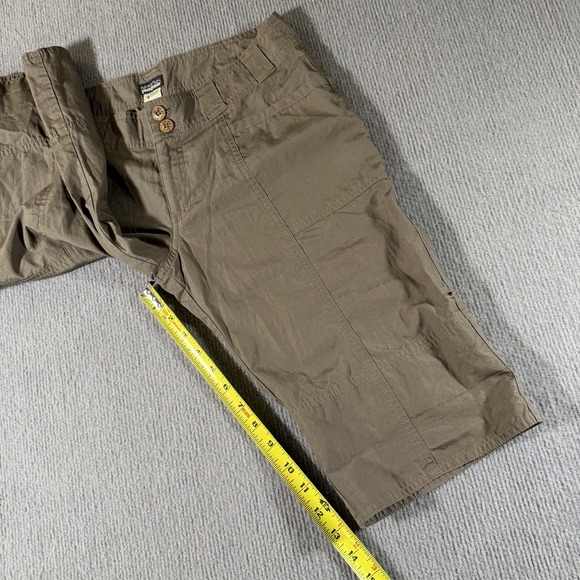 Patagonia Womens Convertible Shorts Super Cali‎ Beige Khaki Size 4 Outdoors - Picture 5 of 6